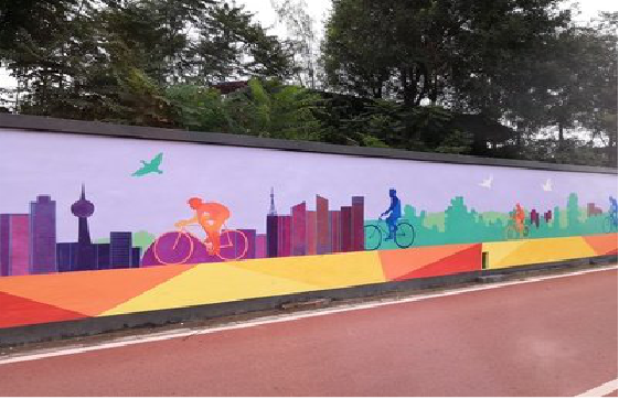 恩施墙体彩绘-围墙