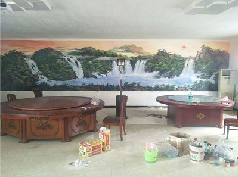 恩施墙绘-写实风景