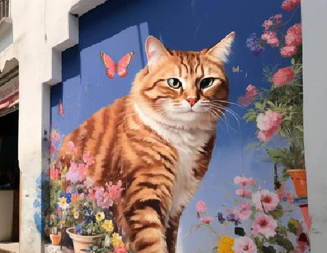 恩施自己绘制有个性的手绘墙